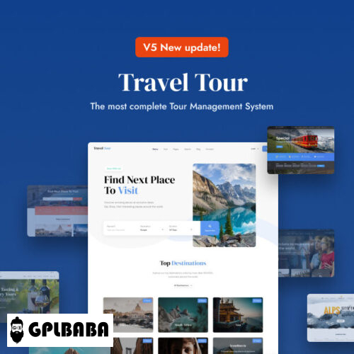 Travel Tour Booking WordPress Theme Free Download