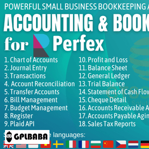 Accounting and Bookkeeping module for Perfex CRM