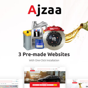 Ajzaa Auto Parts Store WordPress Theme