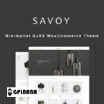 Savoy Minimalist Ajax WordPress Theme