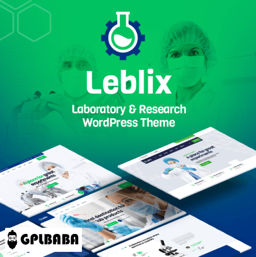 Leblix Laboratory & Research WordPress Theme