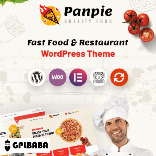 Panpie Restaurant WordPress Theme Free Download