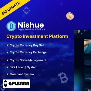 Nishue - CryptoCurrency Buy Sell Exchange and Lending with MLM System | Crypto Investment Platform