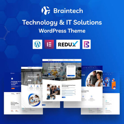 Braintech Technology & IT Solutions WordPress Theme