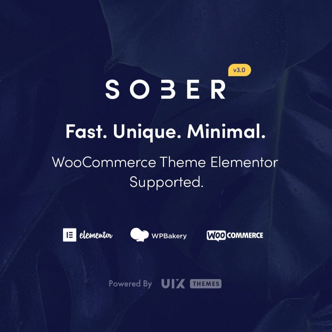 Sober WordPress theme