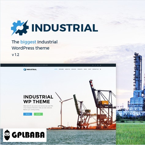 Industrial Factory Business WordPress Theme