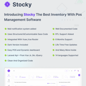 Stocky POS with Inventory Management & HRM
