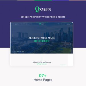 Qxygen Single Property WordPress Theme
