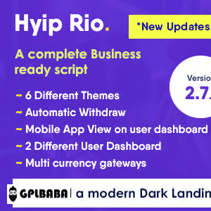 Hyip Rio Advanced Hyip Investment Scheme