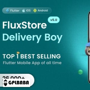 FluxStore Delivery Boy Flutter App for WooCommerce