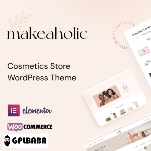 Makeaholic Beauty Cosmetics WordPress Theme