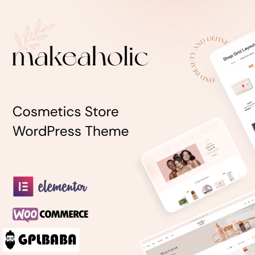 Makeaholic Beauty Cosmetics WordPress Theme