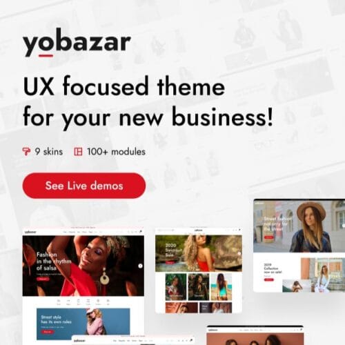 Yobazar Elementor Fashion WooCommerce Theme