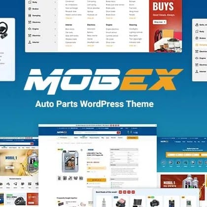 Mobex Auto Parts WordPress Theme