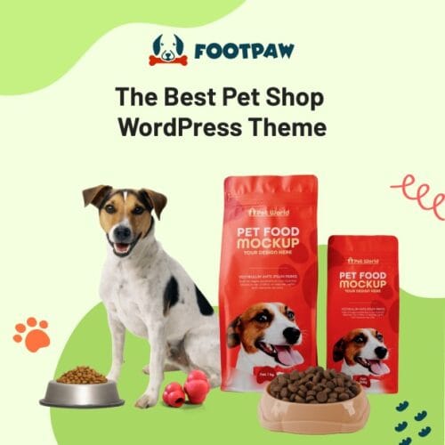 FootPaw Pet Store WordPress Theme