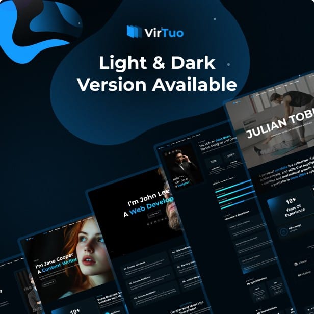 Virtuo Personal Portfolio WordPress Theme