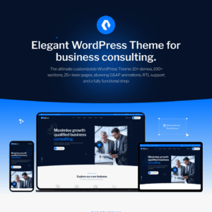 Solvior Business Consulting WordPress Theme