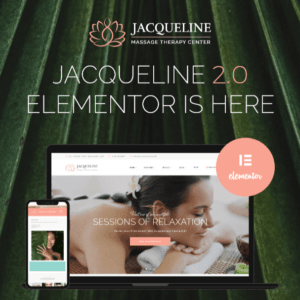 Jacqueline Spa & Massage Salon Beauty Theme